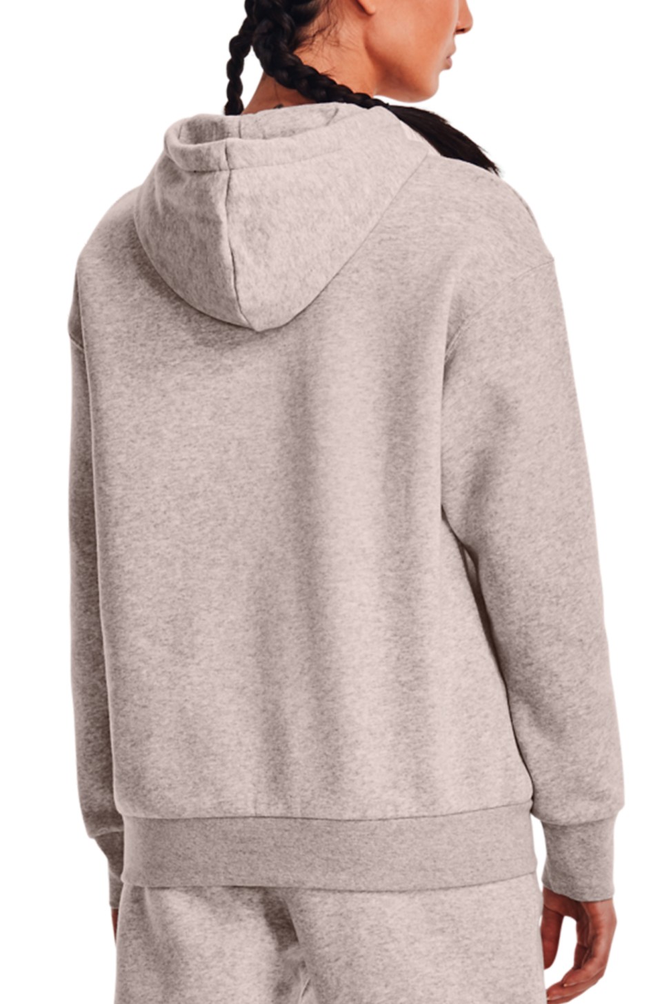Толстовка жіноча Under Armour Essential Fleece Hoodie сіра 1373033-592 — фото 5