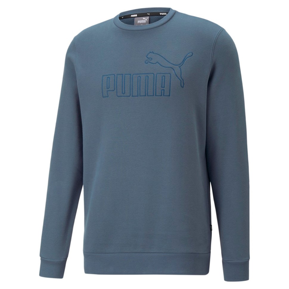 Толстовка чоловіча Puma ESS ELEVATED Crew синя 84988518 — фото 1