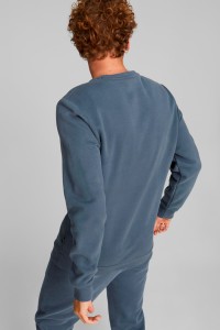 Толстовка чоловіча Puma ESS ELEVATED Crew синя 84988518 изображение 3