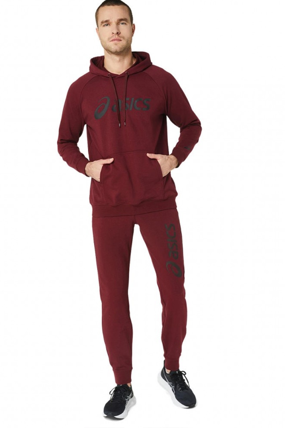 Толстовка чоловіча Asics BIG ASICS OTH HOODIE червона 2031A984-603 — фото 4