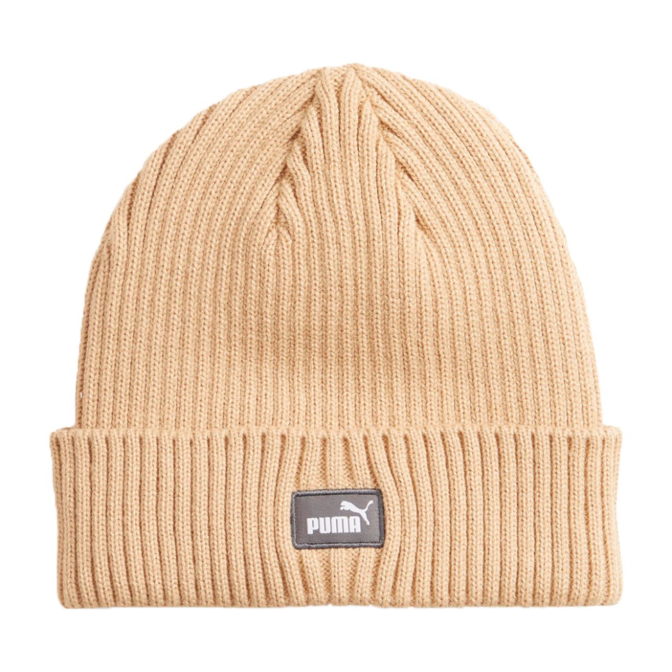 Шапка   Puma Classic Cuff Beanie бежева 02482603 — фото 1
