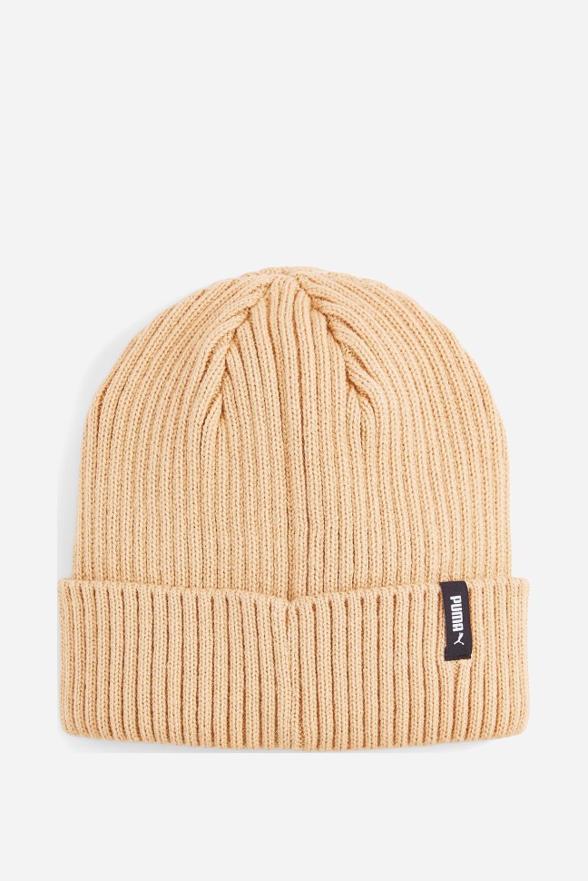 Шапка   Puma Classic Cuff Beanie бежевая 02482603 изображение 3