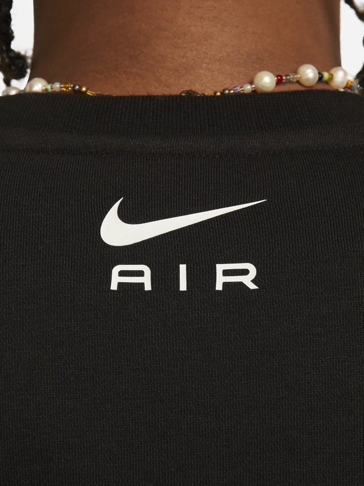 Толстовка чоловіча Nike M NSW SW AIR CREW FLC BB чорна FN7692-010 изображение 4