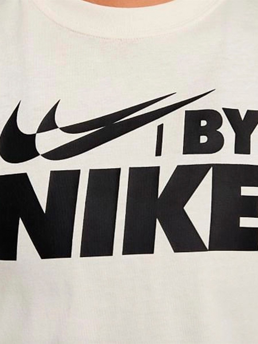 Футболка женская Nike W NSW CROP TEE GLS кремовая FZ4635-113 изображение 5