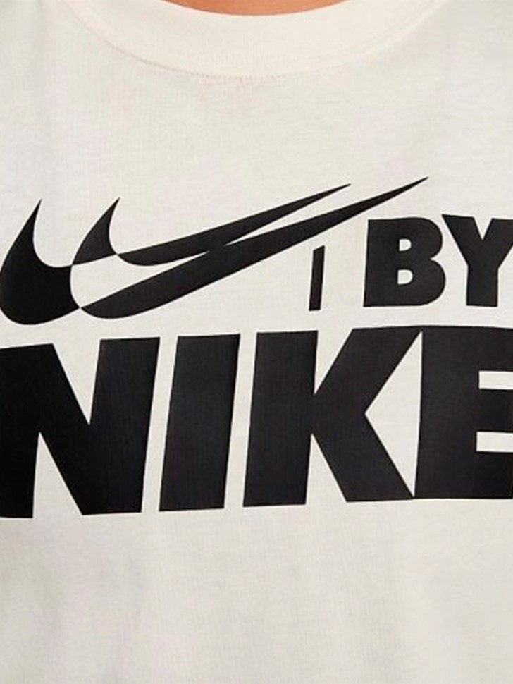 Футболка жіноча Nike W NSW CROP TEE GLS кремова FZ4635-113 изображение 5