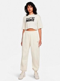 Футболка жіноча Nike W NSW CROP TEE GLS кремова FZ4635-113 изображение 6