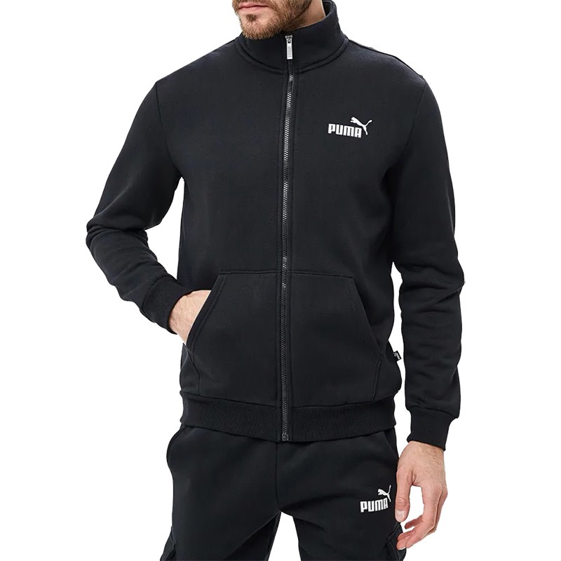Толстовка чоловіча Puma ESSENTIALS FLEECE TRACK JKT чорна 85336001  — фото 3