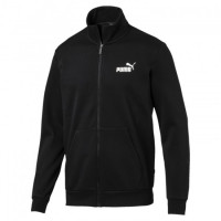 Толстовка чоловіча Puma ESSENTIALS FLEECE TRACK JKT чорна 85336001  изображение 1