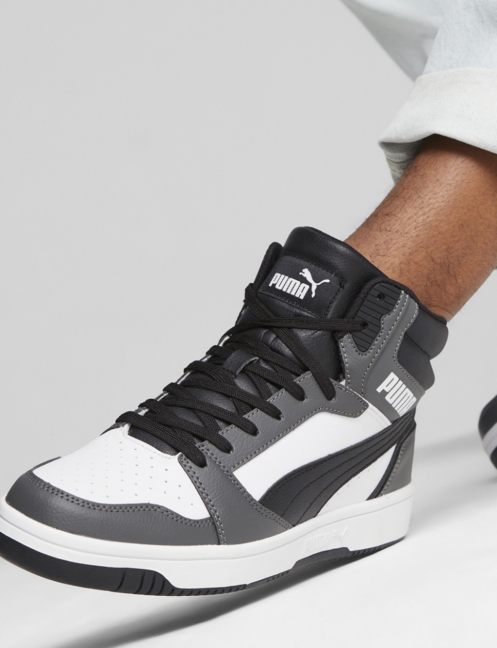 Кроссовки мужские Puma Rebound v6 серые 39232603 — фото 8