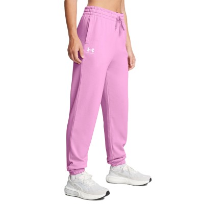 Брюки женские Under Armour UA Rival Terry Jogger розовые 1382735-638