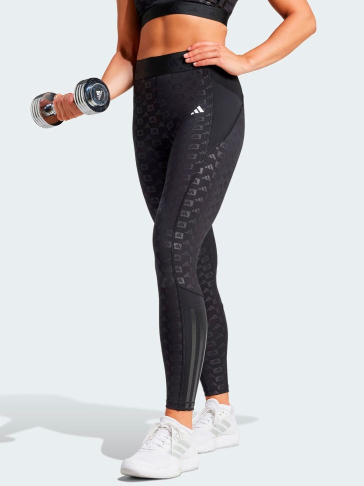 Леггинсы женские Adidas HYGLM 1/1 L Q4 черные IX3196 изображение 2