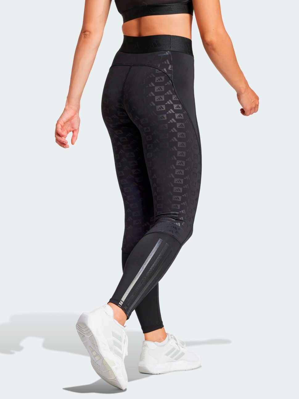 Легінси жіночі Adidas HYGLM 1/1 L Q4 чорні IX3196 — фото 3