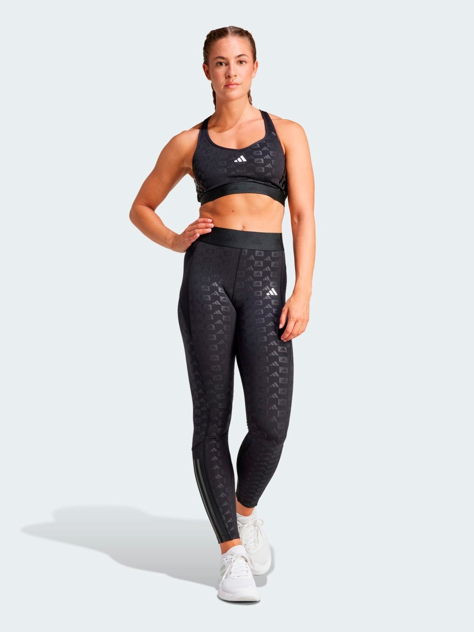 Легінси жіночі Adidas HYGLM 1/1 L Q4 чорні IX3196 — фото 4