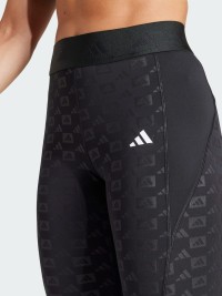Леггинсы женские Adidas HYGLM 1/1 L Q4 черные IX3196 изображение 6