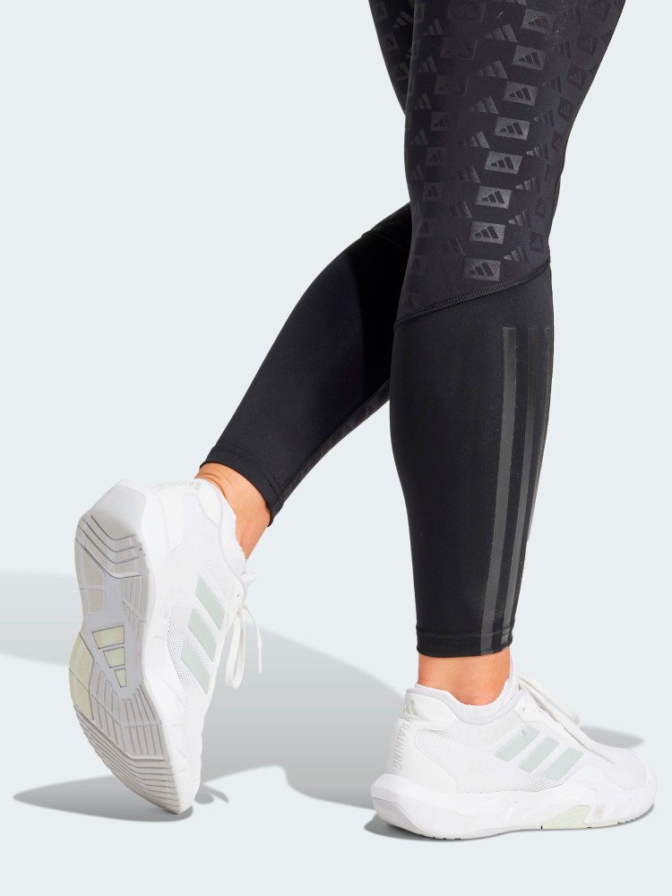Леггинсы женские Adidas HYGLM 1/1 L Q4 черные IX3196 изображение 7