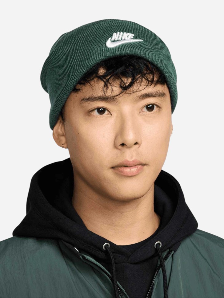 Шапка  Nike U NK PEAK BEANIE TC FUT F24 L зелена HF0186-323 изображение 6