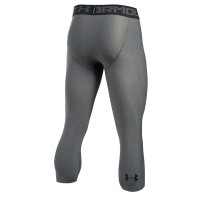 Тайтсы мужские Under Armour HG ARMOUR 3/4 серые 1289574-090 изображение 2