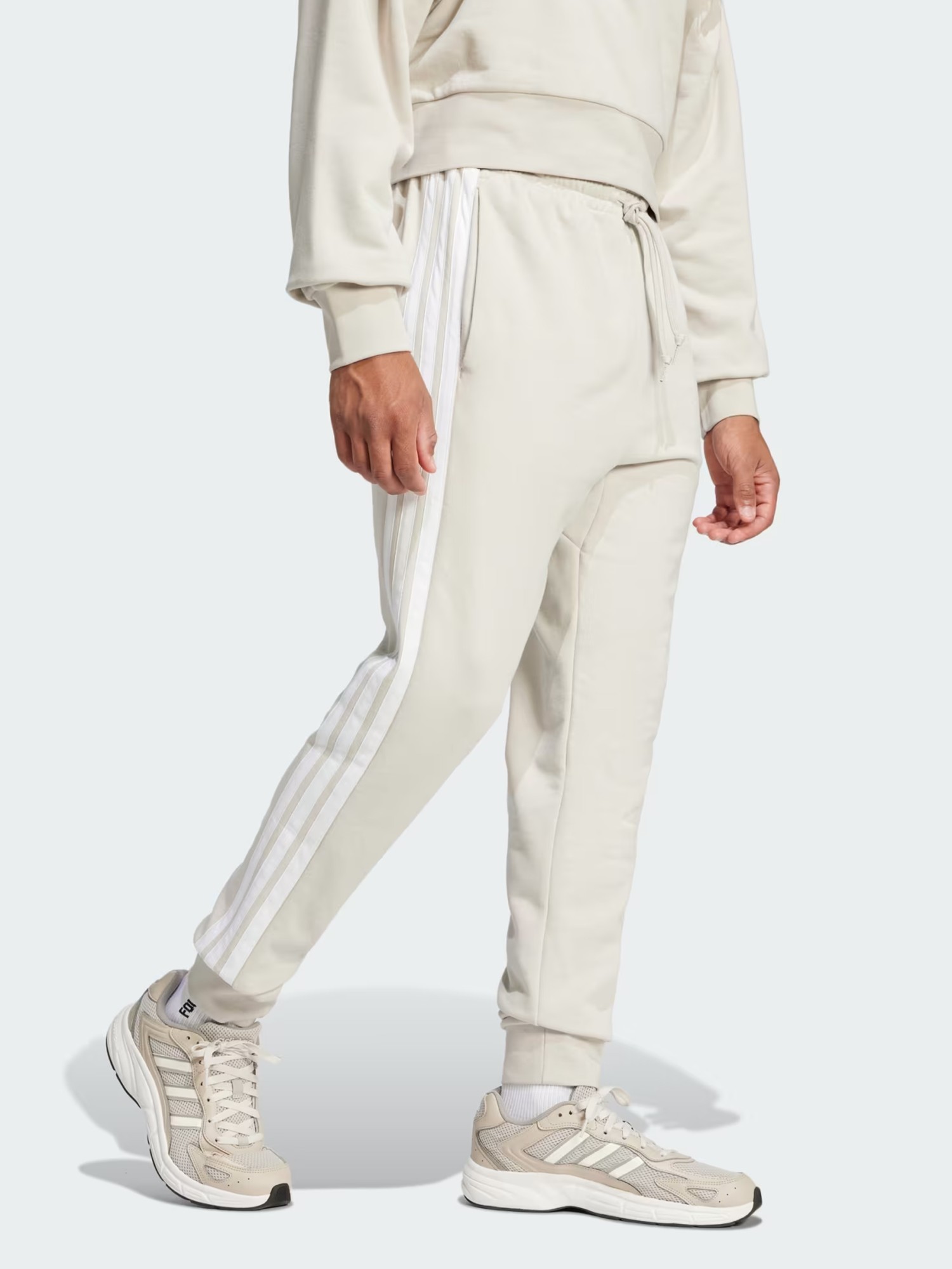 Брюки мужские Adidas M 3S FT TC PT бежевые JE6353 изображение 4