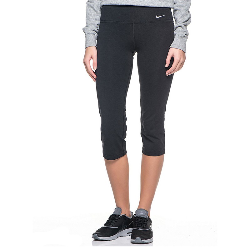Леггинсы женские Nike Dry Capri Ti Poly черные 548498-010 — фото 2