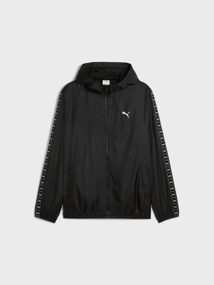 Ветровка мужская Puma ESS Tape Windbreaker черная 68462901 изображение 7