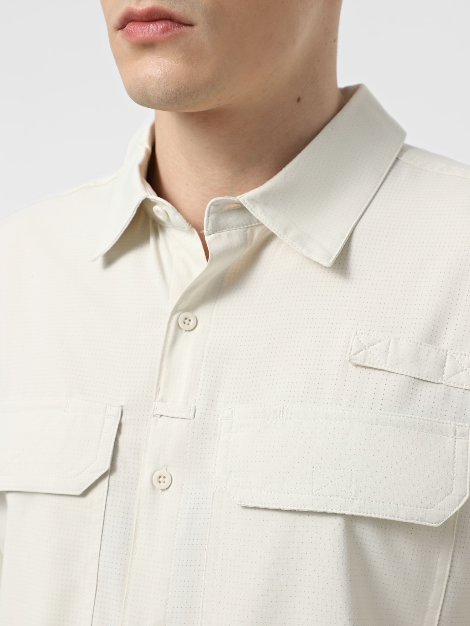 Сорочка чоловіча Larum Fagin сіра 162504-011 изображение 4