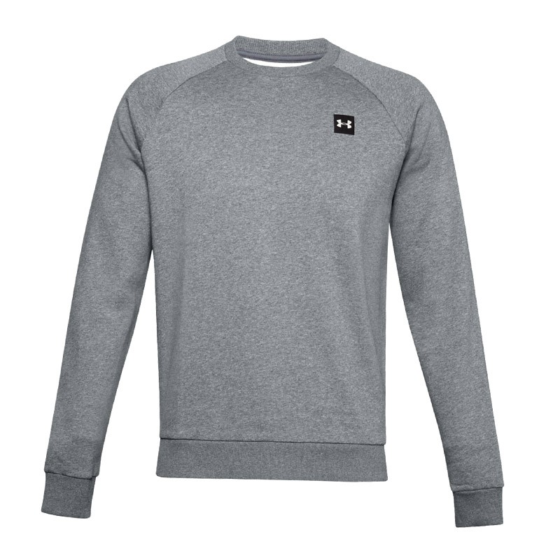 Толстовка чоловіча Under Armour Rival Fleece Crew сіра 1357096-012 — фото 1