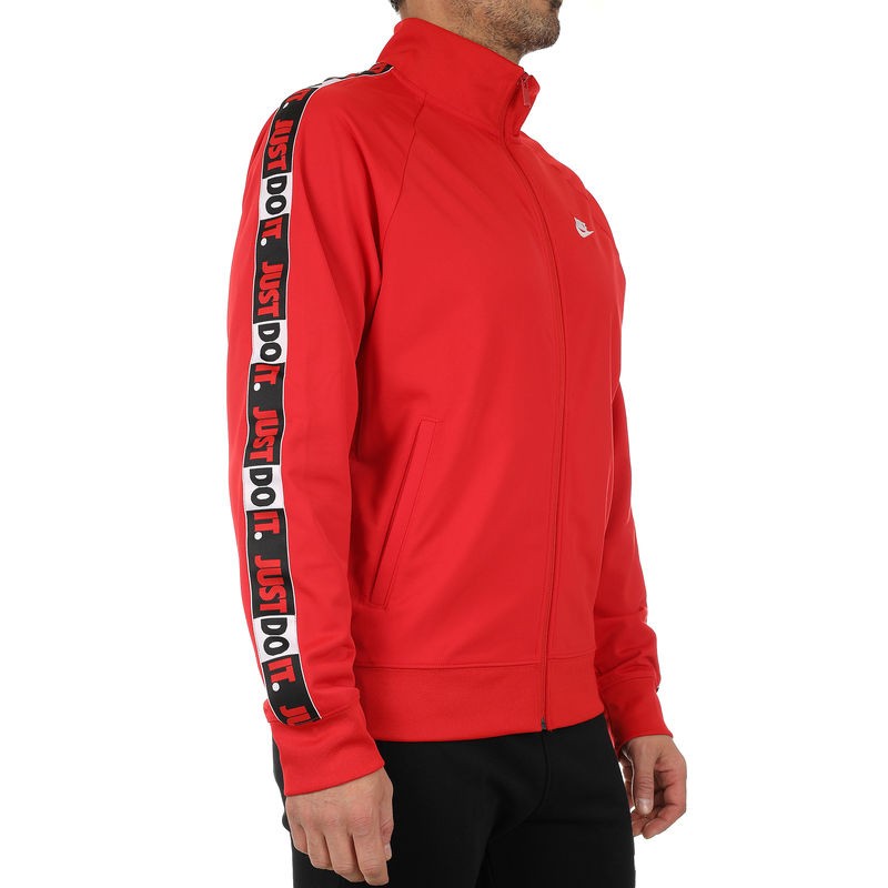 Толстовка мужская Nike M NSW JDI JKT PK TAPE AS красная CJ4782-657 — фото 2