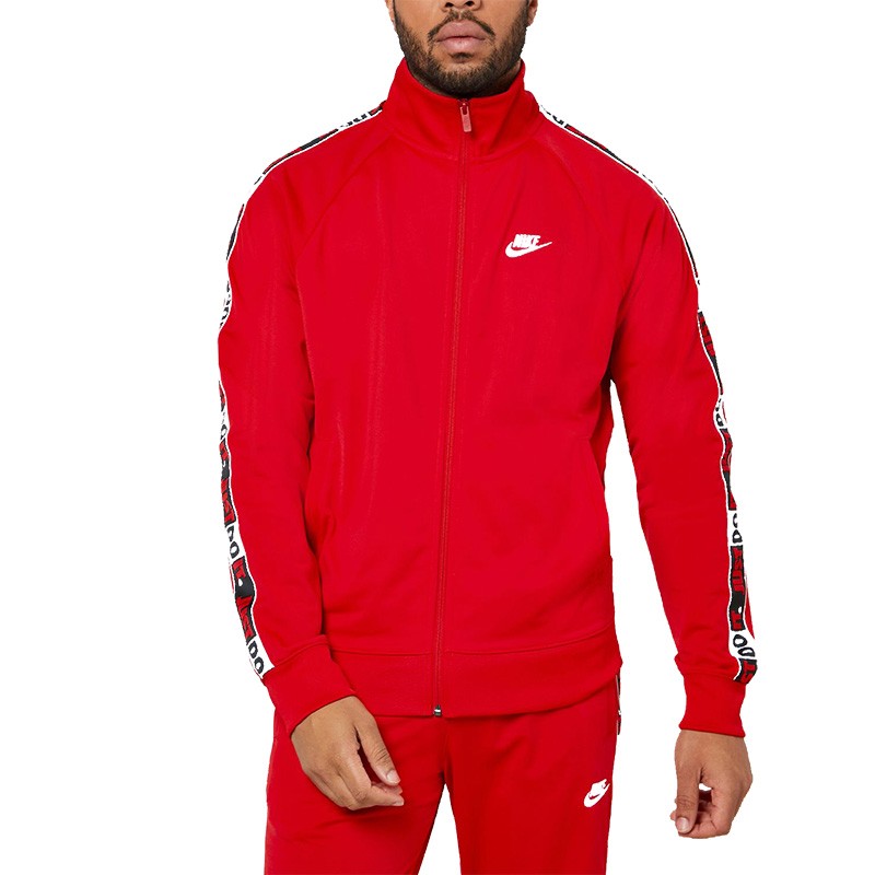 Толстовка мужская Nike M NSW JDI JKT PK TAPE AS красная CJ4782-657 — фото 3