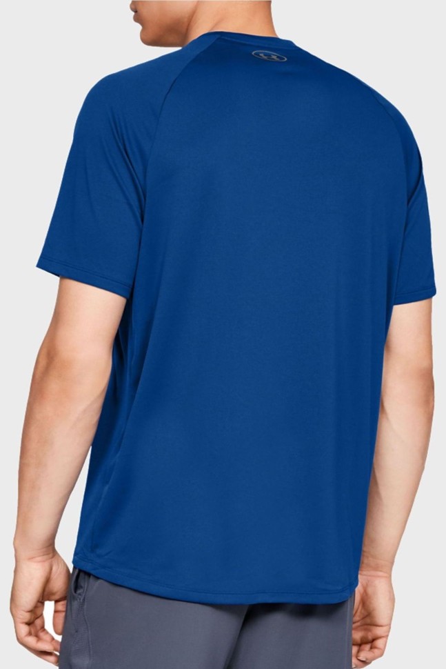 Футболка чоловіча Under Armour Ua Tech 2.0 Ss Tee синя 1326413-400 изображение 3