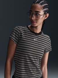 Футболка жіноча Nike W NSW NK CHLL KNT TEE PNX чорна HF9524-010 изображение 2