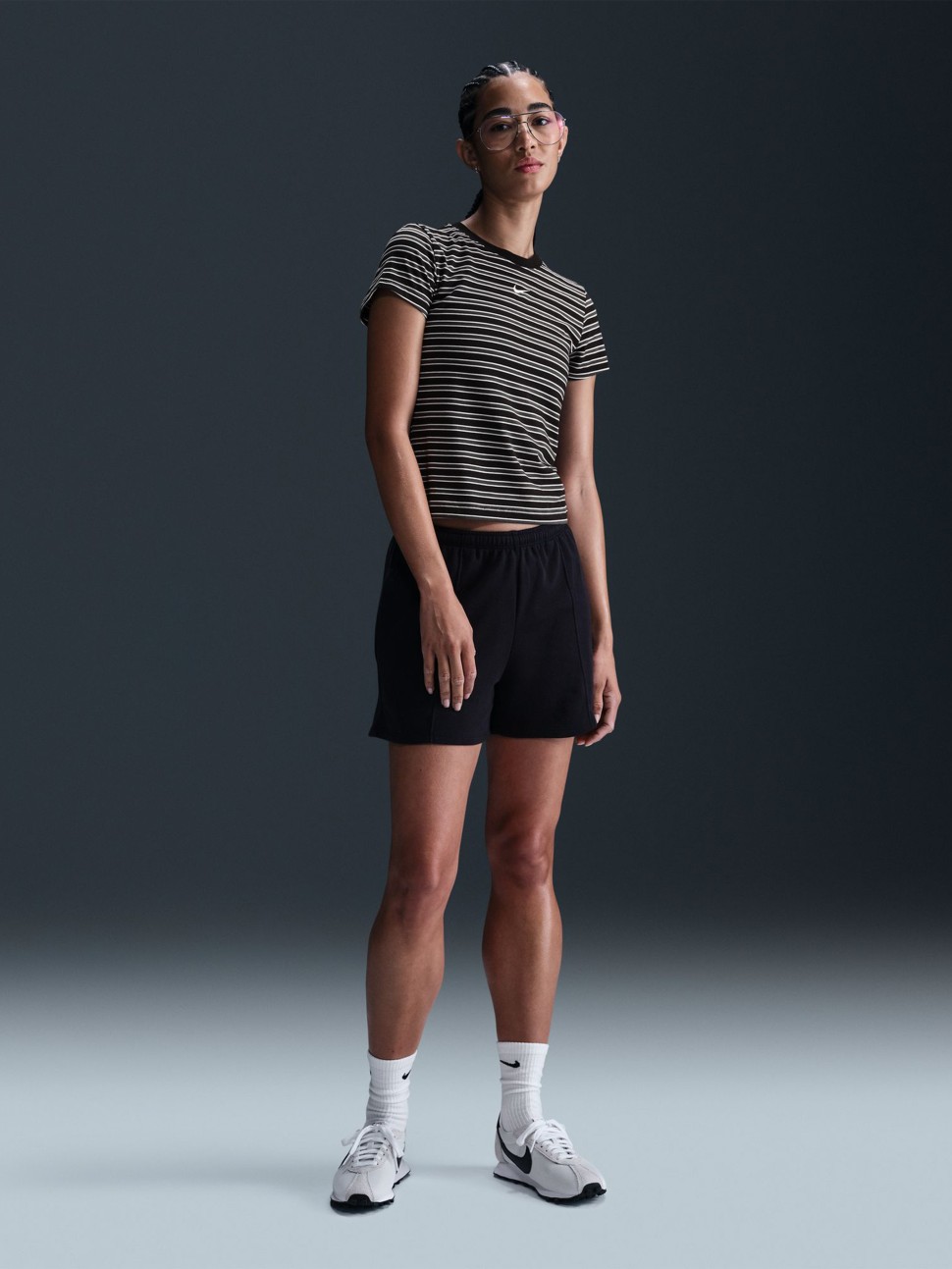 Футболка жіноча Nike W NSW NK CHLL KNT TEE PNX чорна HF9524-010 — фото 5