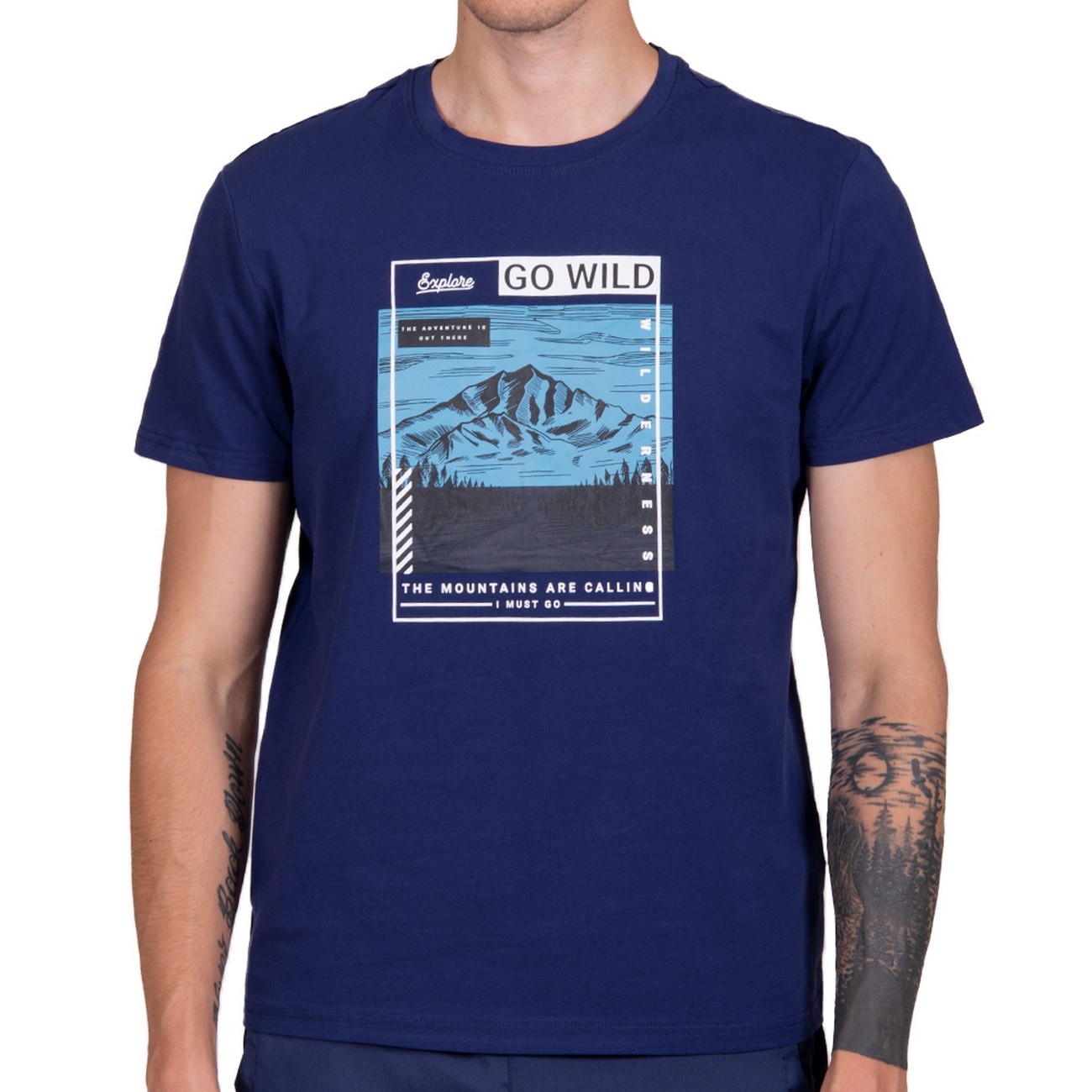 Футболка мужская Radder Alshain синяя 442137-450 изображение 1