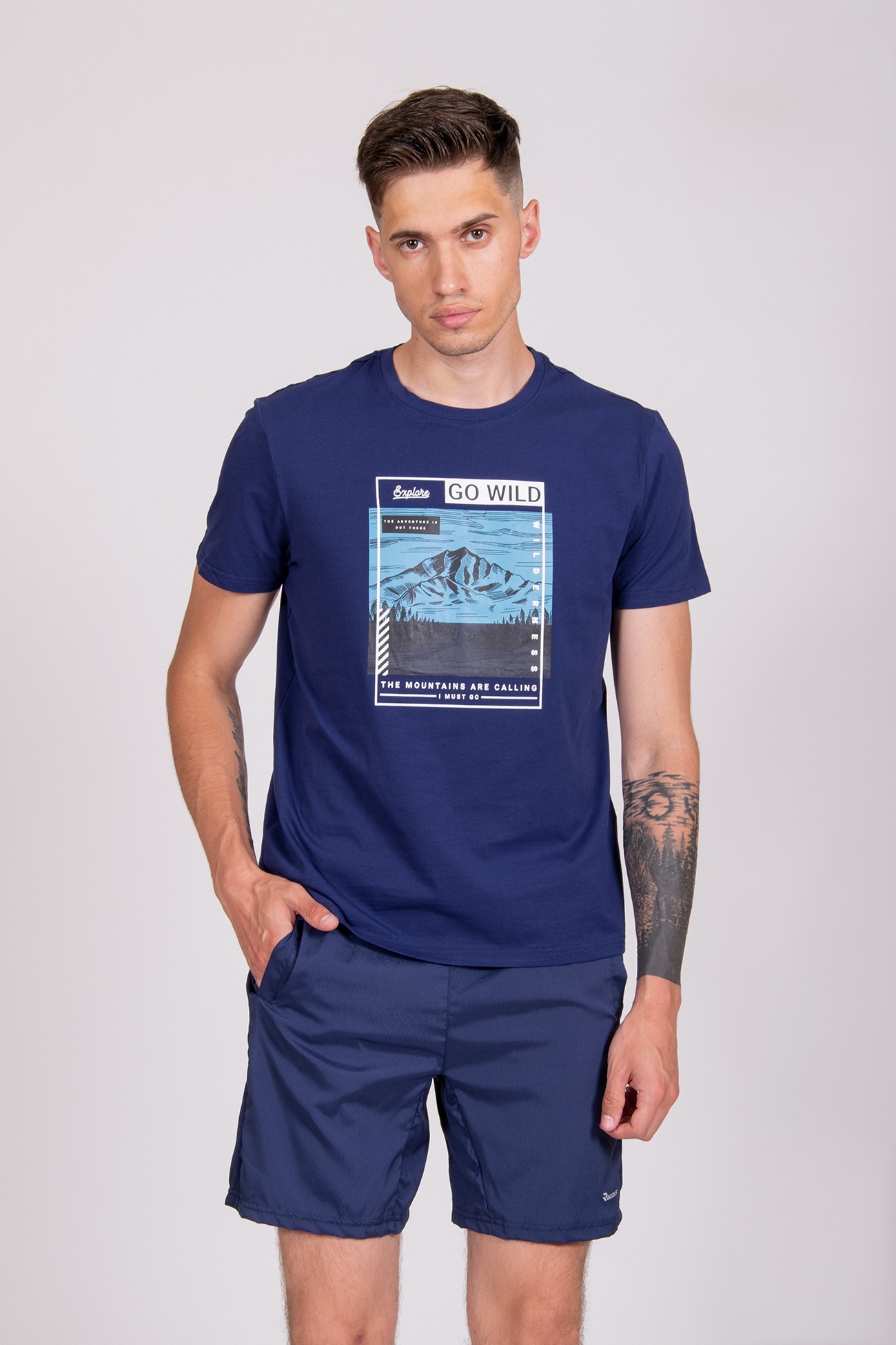 Футболка мужская Radder Alshain синяя 442137-450 изображение 2