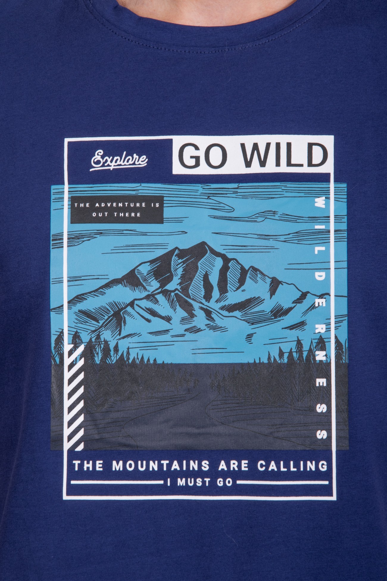 Футболка мужская Radder Alshain синяя 442137-450 изображение 3