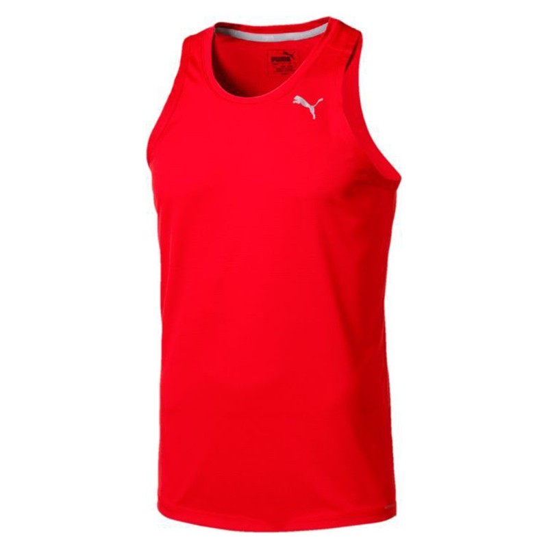 Майка мужская Puma Core-Run Singlet красная 51500712 — фото 1