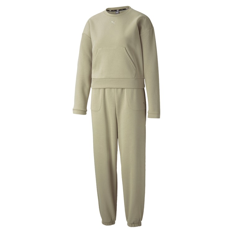 Костюм жіночий Puma Loungewear Suit бежевий 84585542  изображение 1