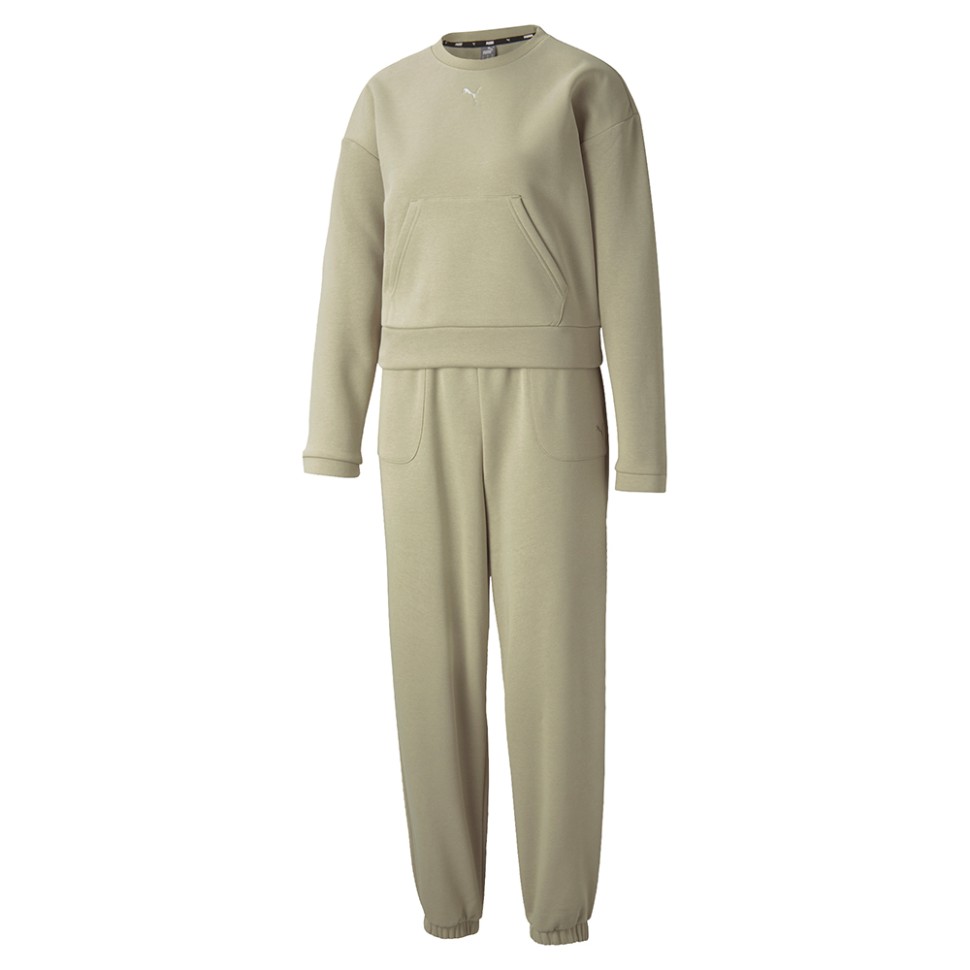 Костюм жіночий Puma Loungewear Suit бежевий 84585542  изображение 1