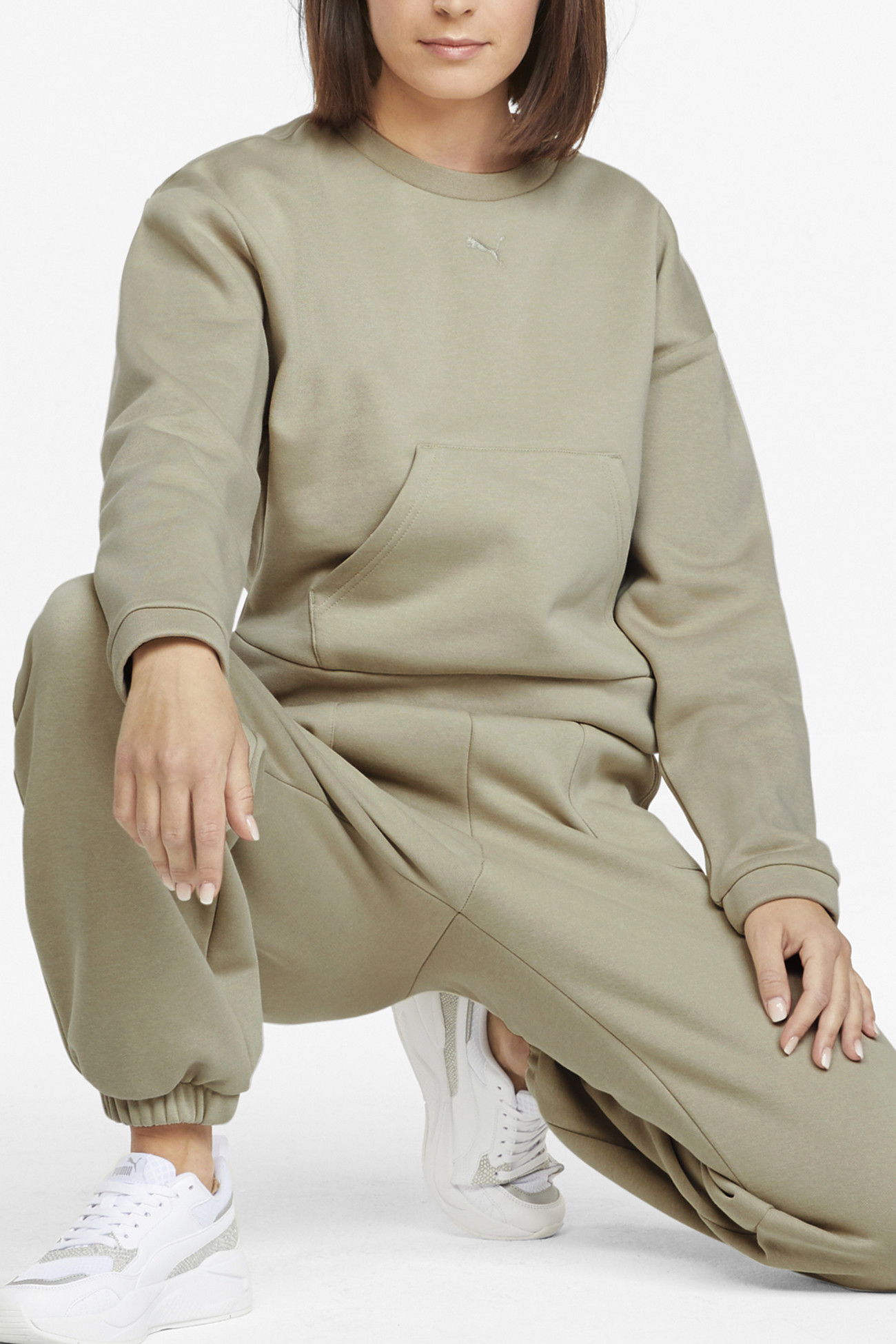 Костюм жіночий Puma Loungewear Suit бежевий 84585542  изображение 5
