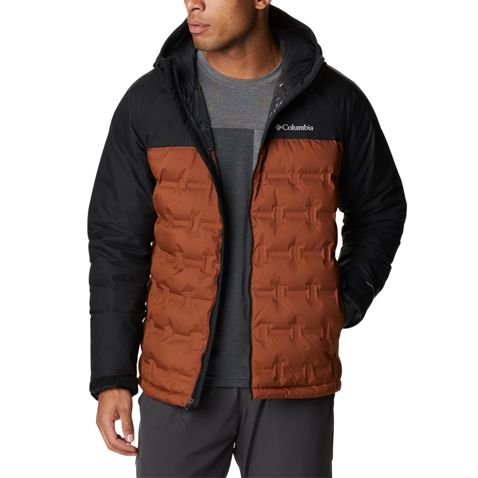 Куртка мужская Columbia Grand Trek Down Jacket коричневая 1864526-242  изображение 1