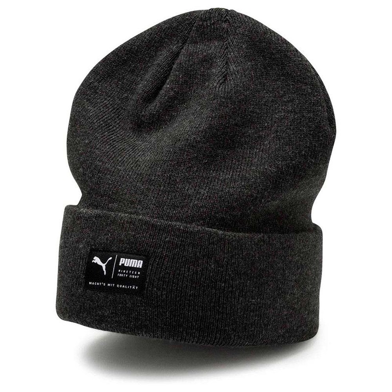 Шапка Puma ARCHIVE heather beanie серая 02173901