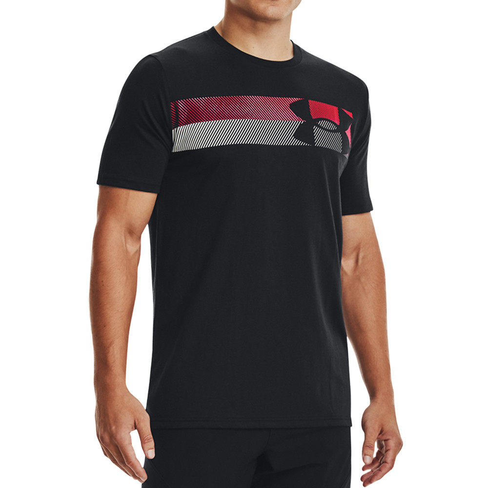 Футболка чоловіча Under Armour Fast Left Chest 3.0 Ss чорна 1370518-001 изображение 1