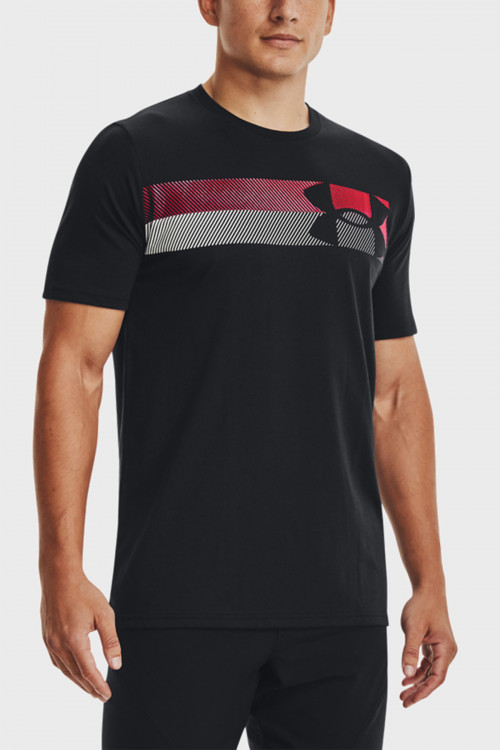 Футболка чоловіча Under Armour Fast Left Chest 3.0 Ss чорна 1370518-001 изображение 2