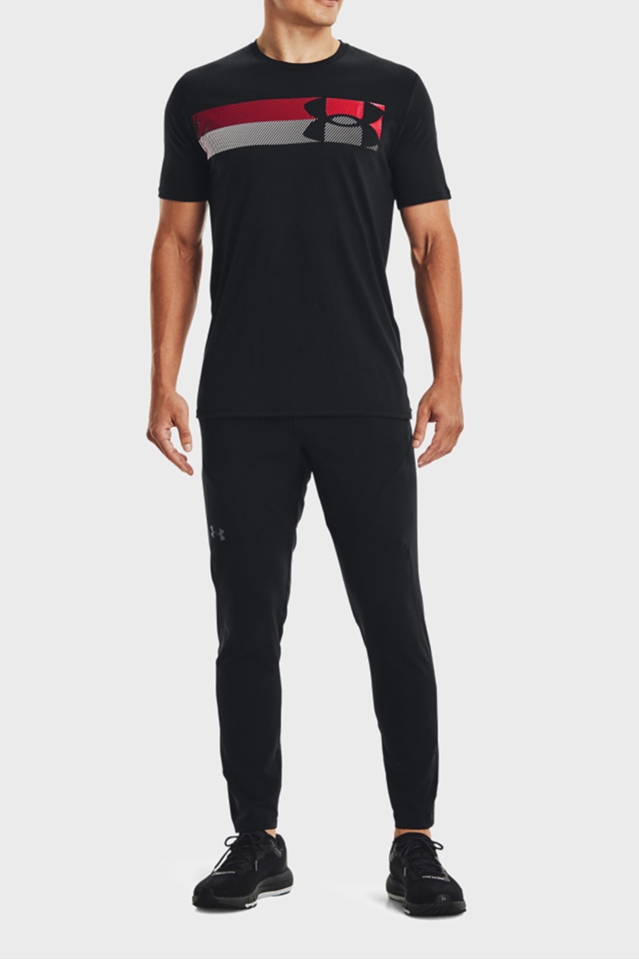 Футболка мужская Under Armour Ua Fast Left Chest 3.0 Ss черная 1370518-001 изображение 5