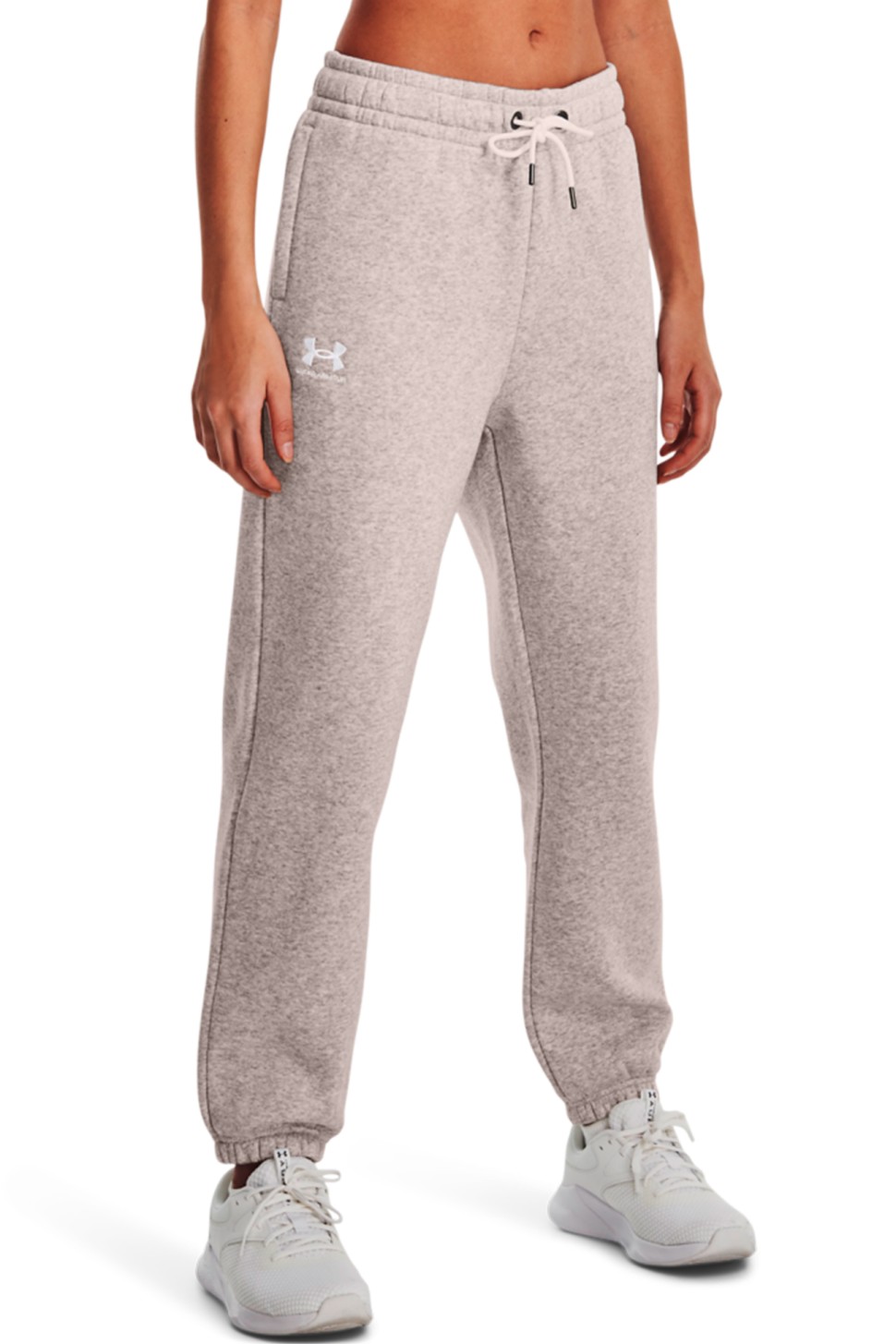 Штани жіночі Under Armour Essential Fleece Joggers сірі 1373034-592 — фото 2