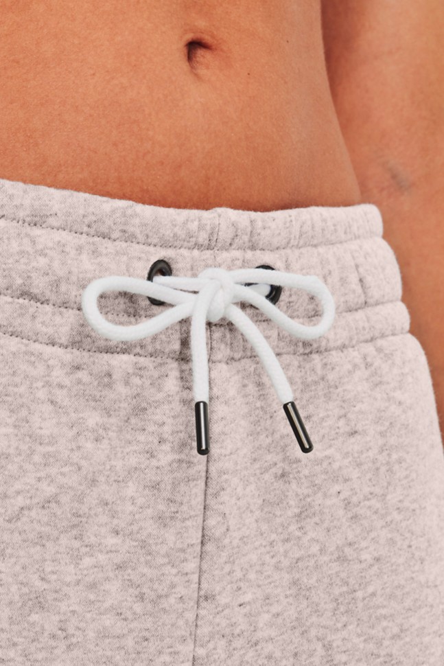 Брюки женские Under Armour Essential Fleece Joggers серые 1373034-592 изображение 5