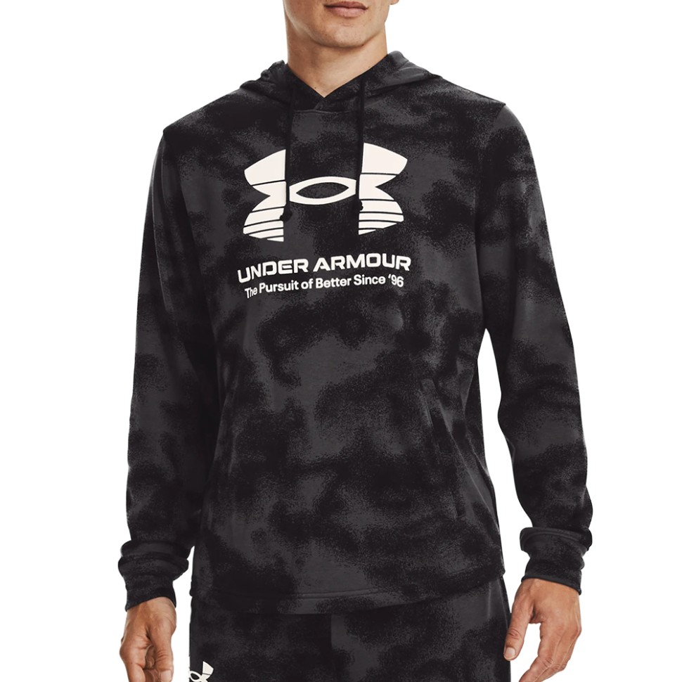 Толстовка чоловіча Under Armour UA Rival Terry Novelty HD сіра 1377185-001 — фото 1