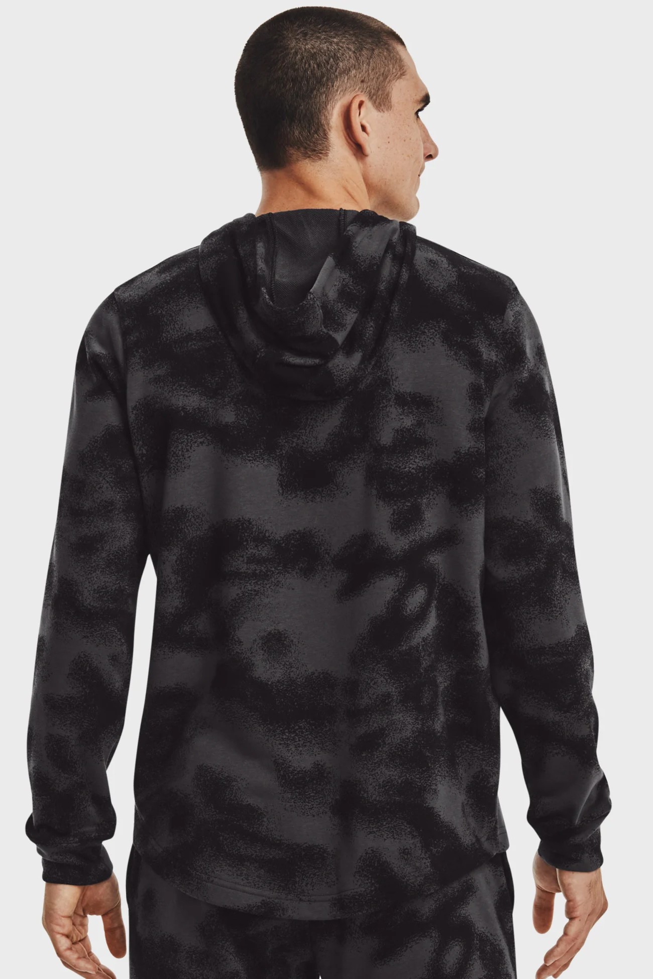 Толстовка мужская Under Armour UA Rival Terry Novelty HD серая 1377185-001 изображение 4