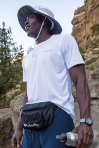 Футболка чоловіча Columbia Hike™ Crew чорна 1990391-350 изображение 6
