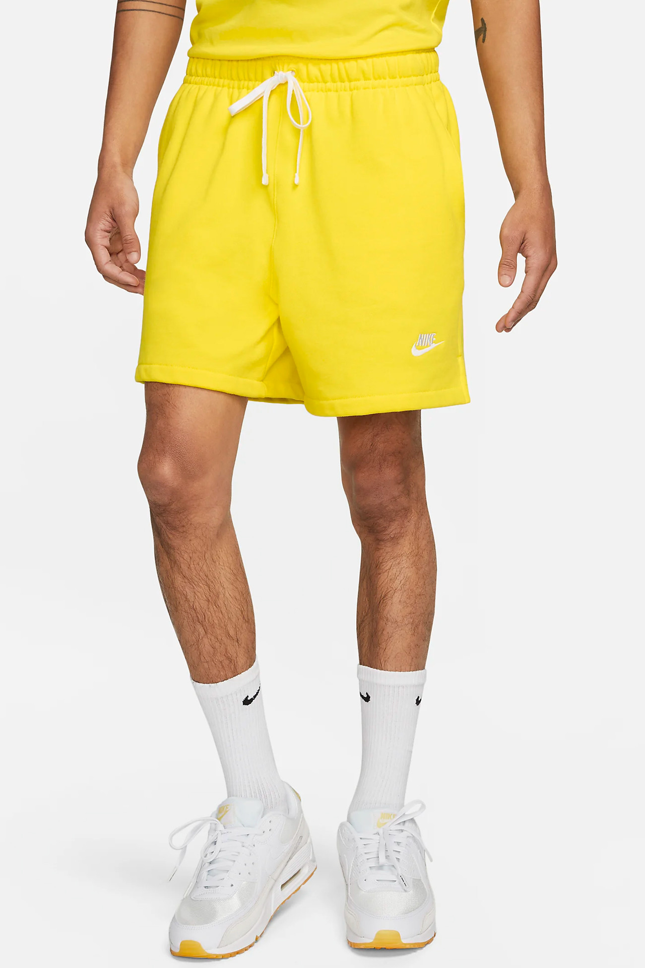 Шорты мужские Nike M NK CLUB FT FLOW SHORT желтые DX0731-731 изображение 2