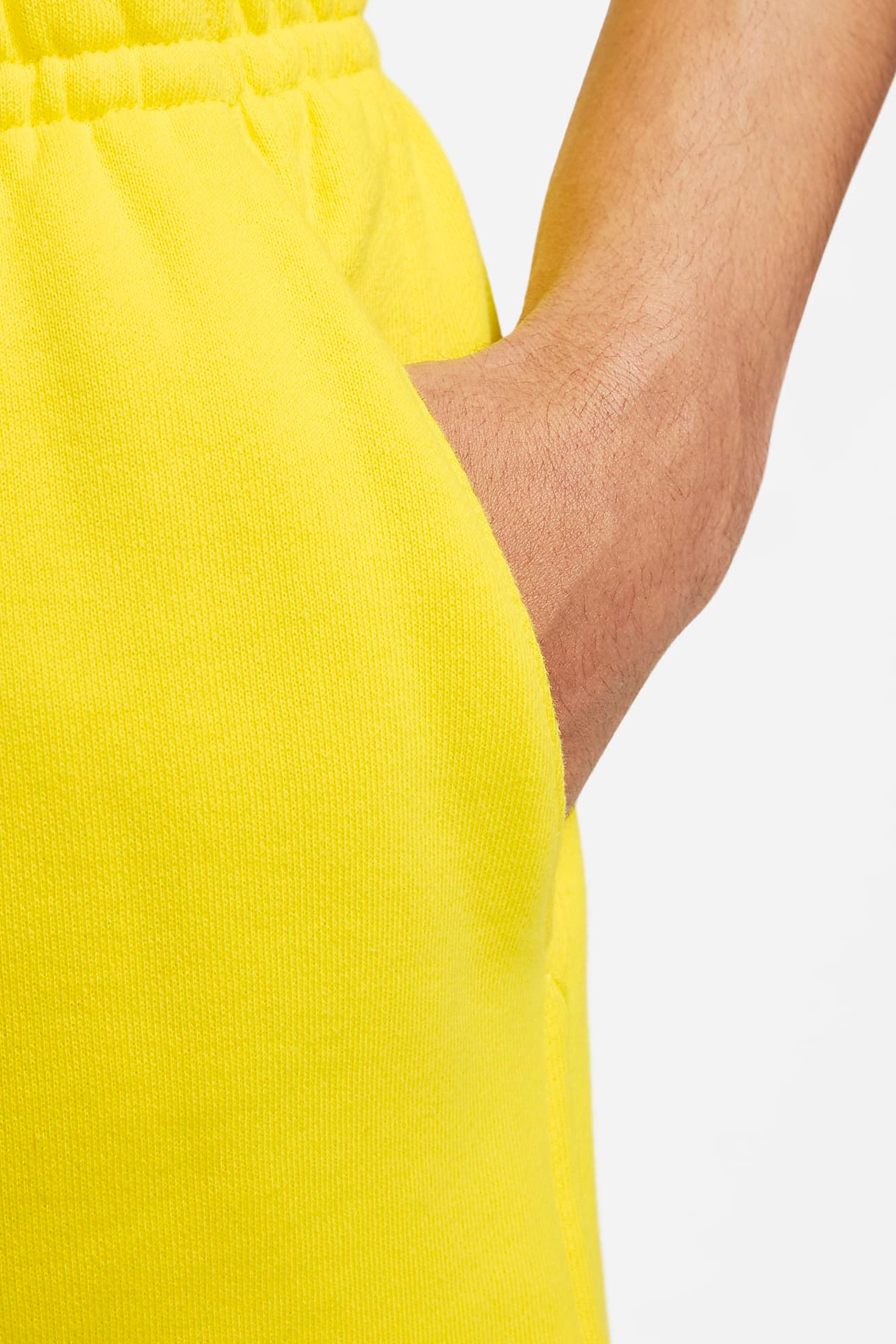 Шорты мужские Nike M NK CLUB FT FLOW SHORT желтые DX0731-731 изображение 5